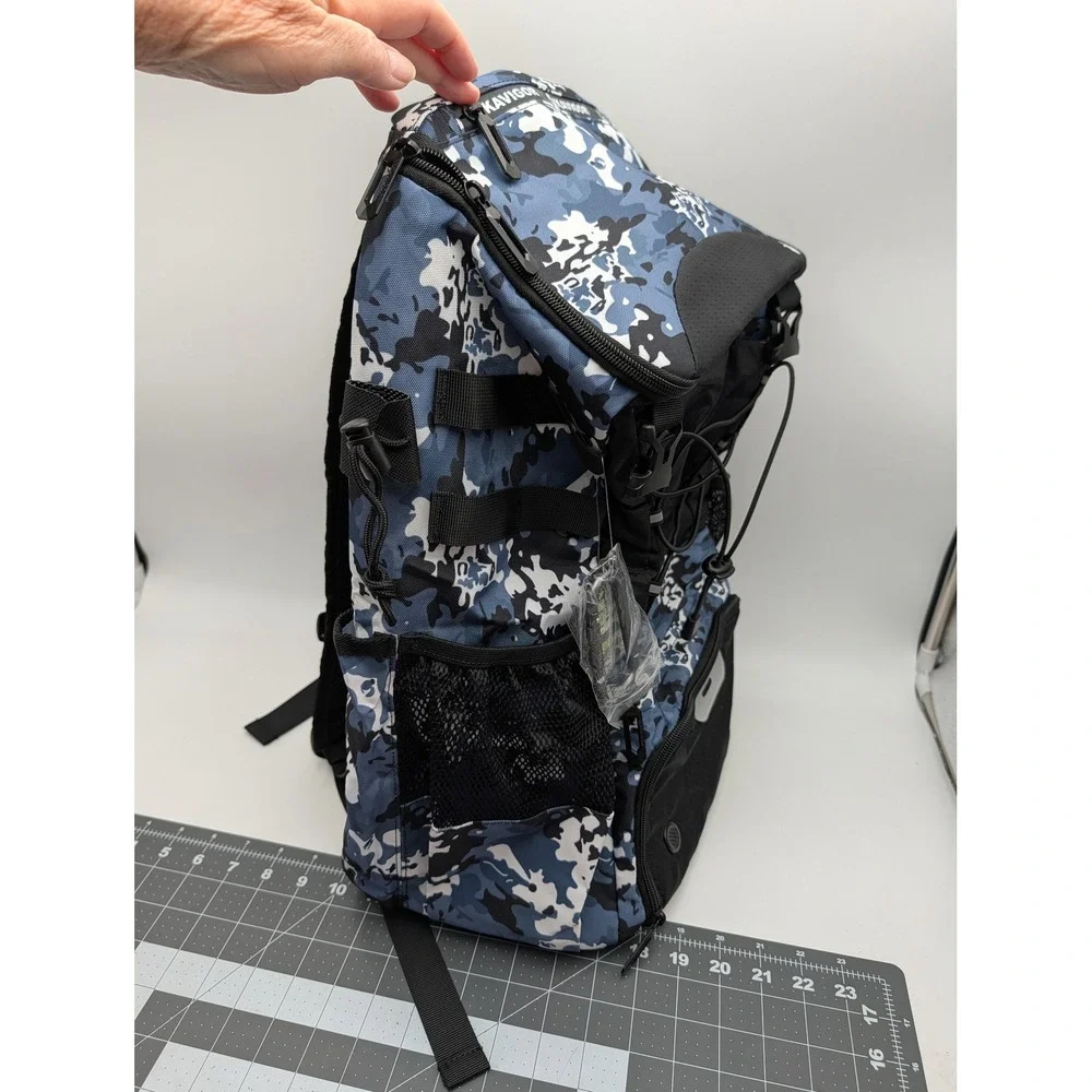 Kavigor Unisex Baseball Softball Backpack Large Camo Blue